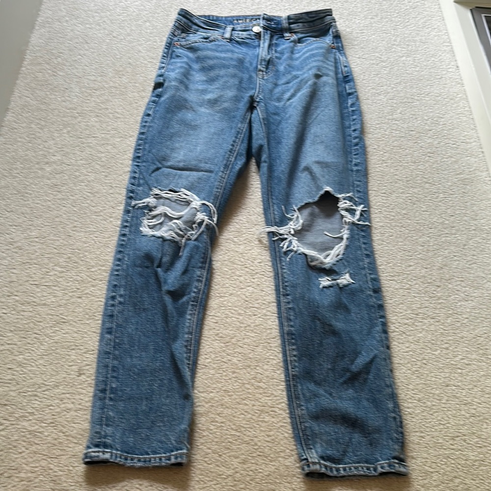 Ripped Light Blue Jeans